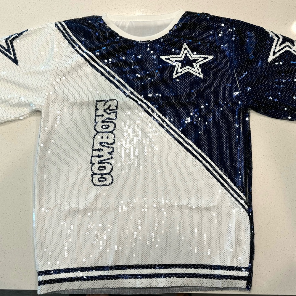 Dallas cowboys sequin dress/shirt